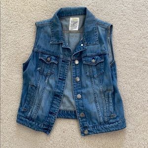 Jean jacket vest